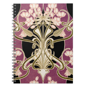Art Nouveau Muster #2 Notizblock
