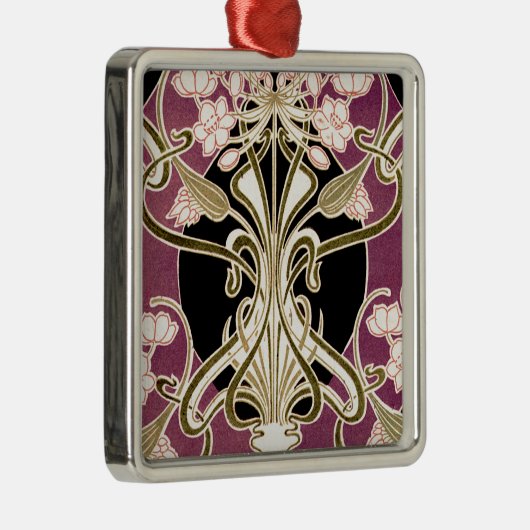 Art Nouveau Muster #2 Ornament Aus Metall (Rechts)