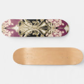 Art Nouveau Muster #2 Skateboard (Horizontal)
