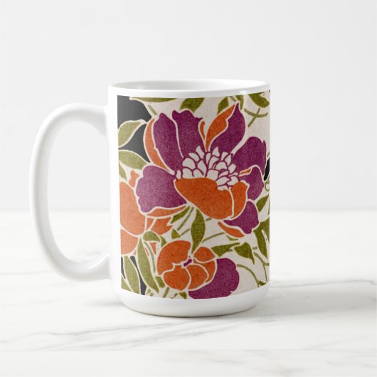 Art Nouveau Muster 3 Kaffeetasse (Links)