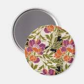 Art Nouveau Muster 3 Magnet (Vorderseite/Rückseite)