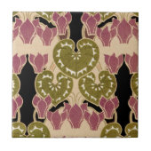 Art Nouveau Muster #4 Fliese (Vorderseite)