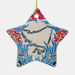 Art Nouveau Muster #6 Keramikornament