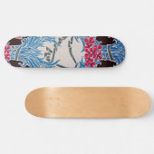 Art Nouveau Muster #6 Skateboard (Horizontal)