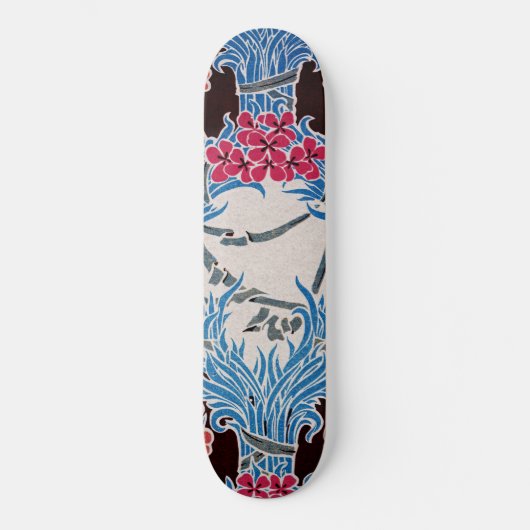 Art Nouveau Muster #6 Skateboard (Vorderseite)