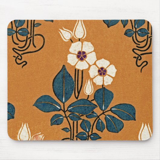 Art Nouveau Muster #7 Mousepad (Vorne)