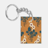 Art Nouveau Muster #7 Schlüsselanhänger (Vorderseite links)