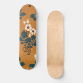 Art Nouveau Muster #7 Skateboard (Vorderseite)