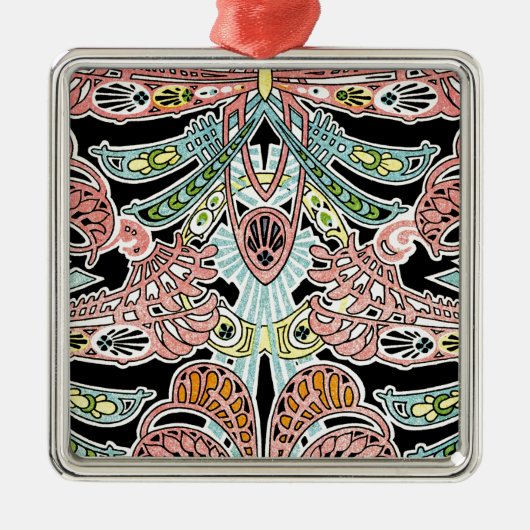 Art Nouveau Muster #8 Ornament Aus Metall (Vorne)