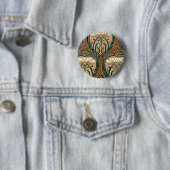 Art Nouveau Muster #9 Button (Beispiel)