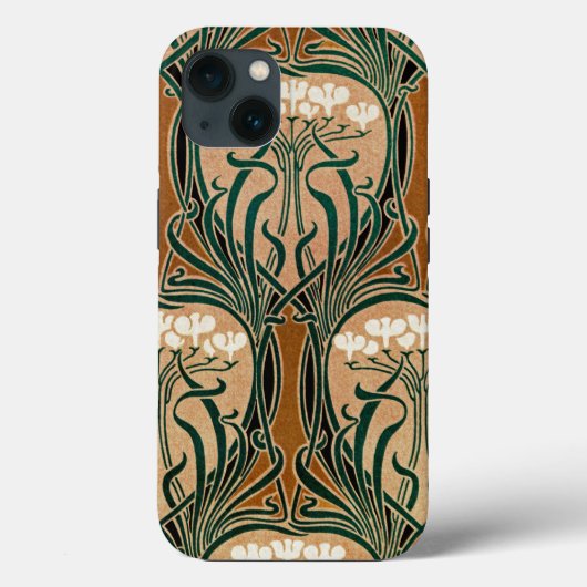 Art Nouveau Muster #9 Case-Mate iPhone Hülle (Rückseite)