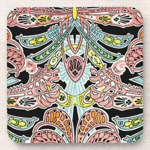 Art Nouveau-Muster #9 Getränkeuntersetzer