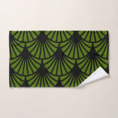 Art Nouveau Muster Print Badhandtuch Set (Handtuch)