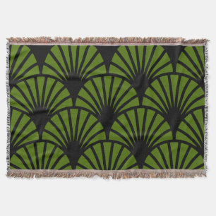 Art Nouveau Muster Print Decke
