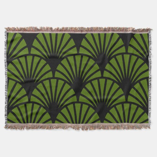 Art Nouveau Muster Print Decke (Vorderseite)