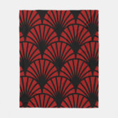 Art Nouveau Muster Print Fleecedecke (Vorderseite)