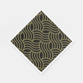 Art Nouveau Muster Print Serviette (Ecke)