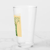 Art Nouveau Narcissus Flowers Latte Mug Glas (Links)