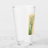 Art Nouveau Narcissus Flowers Latte Mug Glas (Rechts)