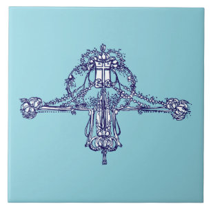 Art Nouveau Ornament by Jessie Marion King Fliese