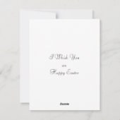 Art Nouveau Osterkarte Feiertagskarte (Rückseite)