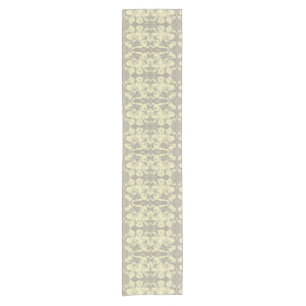 Art Nouveau Pansy Shades Gray Table Runner Kurzer Tischläufer