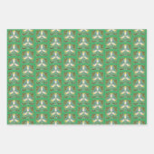 Art Nouveau Pattern Geschenkpapier Set (Vorderseite 2)