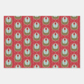 Art Nouveau Pattern Geschenkpapier Set (Vorderseite)