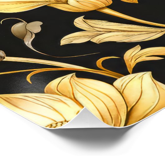 Art Nouveau Pattern Poster (Ecke)