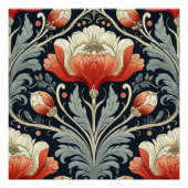 Art Nouveau Pattern Poster (Vorderseite)