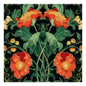 Art Nouveau Pattern Poster (Vorderseite)