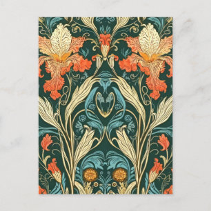 Art Nouveau Pattern Postkarte