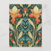 Art Nouveau Pattern Postkarte (Vorderseite)