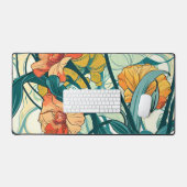 Art Nouveau Pattern Schreibtischunterlage (Tastatur & Maus)