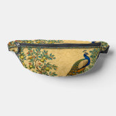 Art Nouveau Peacock Botanical Illustration Bauchtasche (Ablage )