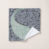 Art Nouveau Peacock Classic Vintag Bird Badhandtuch Set (Waschlappen)