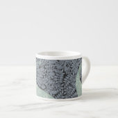 Art Nouveau Peacock Classic Vintag Bird Espressotasse (Vorderseite Rechts)