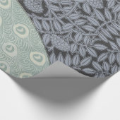 Art Nouveau Peacock Classic Vintag Bird Geschenkpapier (Ecke)