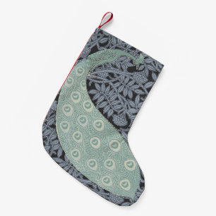 Art Nouveau Peacock Classic Vintag Bird Kleiner Weihnachtsstrumpf