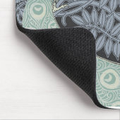 Art Nouveau Peacock Classic Vintag Bird Mousepad (Ecke)