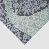 Art Nouveau Peacock Classic Vintag Bird Seidenpapier (Ausschnitt)