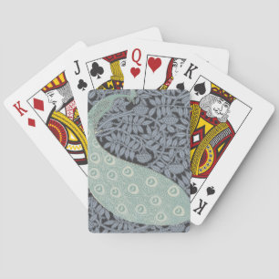 Art Nouveau Peacock Classic Vintag Bird Spielkarten