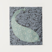 Art Nouveau Peacock Classic Vintag Bird Wandteppich (Vorderseite)