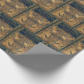 Art Nouveau Peacock Geschenkpapier (Ecke)