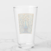 Art Nouveau Peacock Glas (Rückseite)