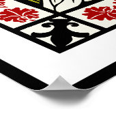 Art Nouveau Peacock Poster von Will H. Bradley (Ecke)