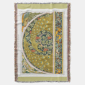 Art nouveau peacock rooster grapevine verneuil decke (Vorderseite Vertikal)