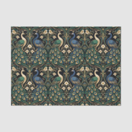 Art Nouveau Peacock  Seidenpapier