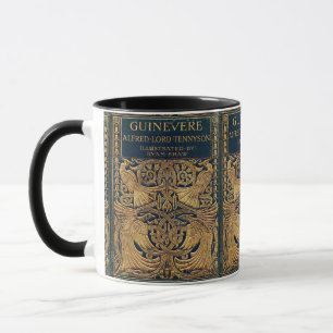 Art Nouveau Peacock Tasse