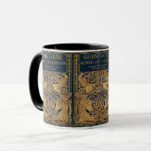 Art Nouveau Peacock Tasse (Vorderseite Links)